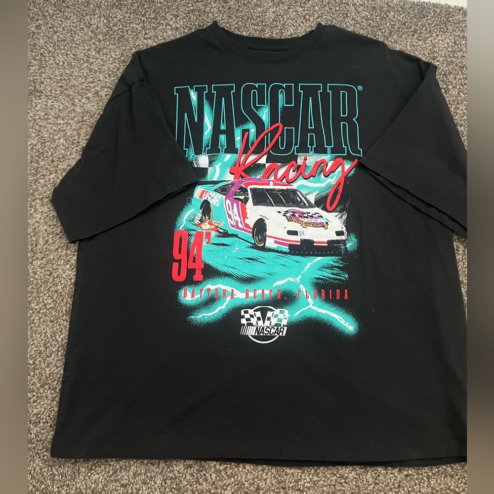 Oversized Nascar Graphic Tee